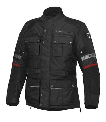 Campera Motorman Atlantis Parca Cordura Negra Bamp Group