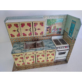 Antigua Cocina Chapa 30x36 Miniatura Marca Saxo Ind Argentin