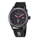 Reloj Nautica Hannay Bay Modelo: Naphbf118 Color De La Correa Negro Color Del Fondo Negro