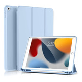 Funda iPad 10.2 Kenke Delgado Soporte Lápiz Tpu Blanco