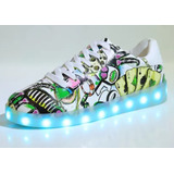 Unisex De Zapatos Luminosos Led Recargables Por Usb De Tenis