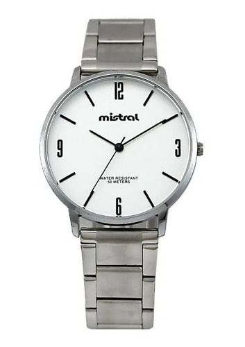 Reloj Mistral Gmi-1001 Acero 50m Para Hombre Liniers