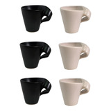 6 Tazas Cinta Cafe Te Cocina Hogar Bazar Decoracion Ceramica