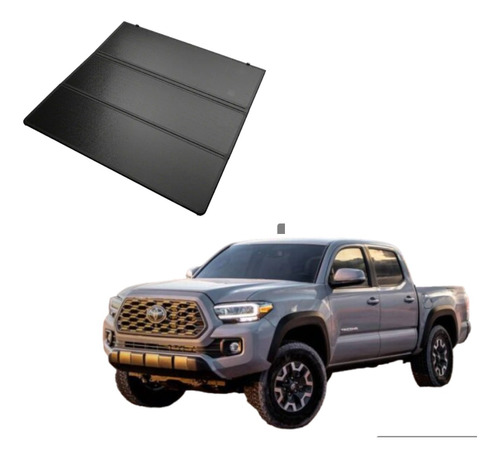 Tapa De Batea Triptica Para Toyota Tacoma D/cabina 2016-2023