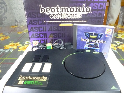 Beatmania Controle Ps1 Com Caixa Playstation 1 + Jogo Beat