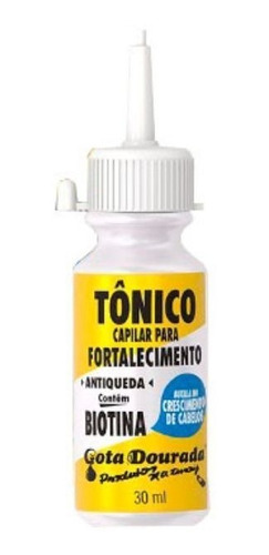 Tonico Capilar Biotina Gota Dourada Poderoso Novo Premium