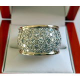 Anillo Oro De 14k Y 5.0 Quilates En Diamantes Naturales 11.5