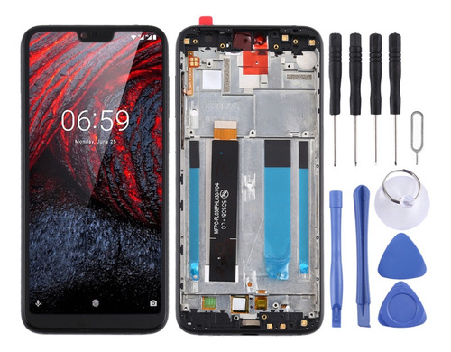 A Pantalla Tft Lcd Para Nokia X6/6.1 Plus Ta-1099 Ta-1116