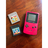 Nintendo Game Boy Color Original Berry Pink + 2 Juegos