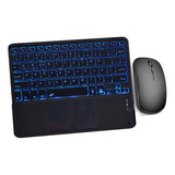 Teclado Abnt2 Touch Luz + Mouse Para Android / Ios