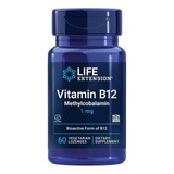 Life Extension Premium Vitamina B12 Metilcobalamina Cápsula.
