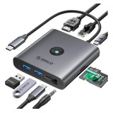 Orico Usb C Docking Station, Concentrador Usb C 9 En 1 Con 4