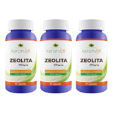 Zeolita Premium Pack  - 3 Frascos (270 Capsuslas)