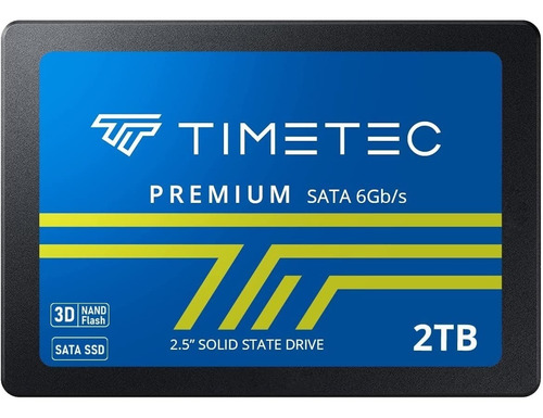 Disco Estado Solido Interno Ssd Timetec 2tb Sata Iii Color Negro