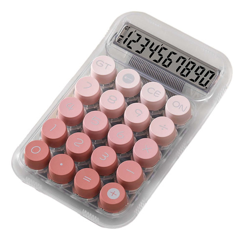 Calculadora Calculadora De Mesa Transparente De 10 Dígitos