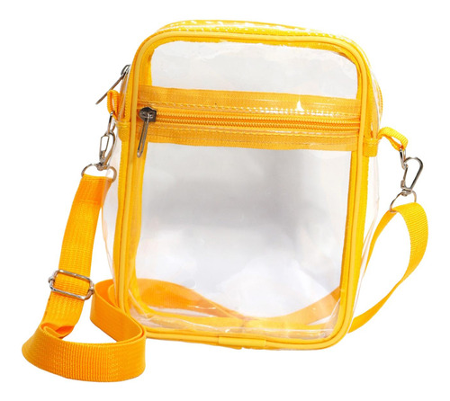 Bolso Transparente Bolso De Mano Bolso Amarillo Grande