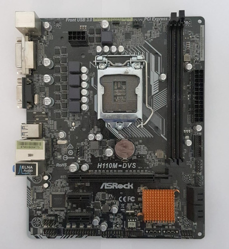 Placa Mae Asrock H110m-dvs Com Defeito Sucata