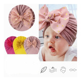 Gorritos Para Bebé Niña Turbante Headwrap 3pzs Promoción