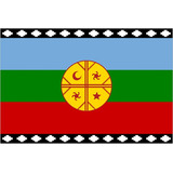 Sticker Adhesivo Bandera Mapuche 3 Unidades