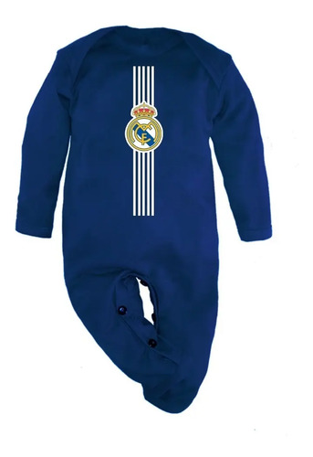 Mameluco Para Bebe Real Madrid De Algodón - Personalizado