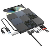 Unidad De Dvd Externa Foesunit, Usb 3.0 Cd Dvd +/- Rw Burner