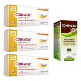 Kit Engordar 3 Cxs Cobavital 30cp + 1cx Complexo B 100cp