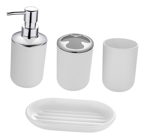 Set De Accesorios De Baño, Dispensador De Jabón, Taza De