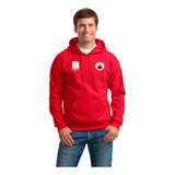 Buzo Hoodie Con Capota Pasto Liga Futbol Deportivo Correr