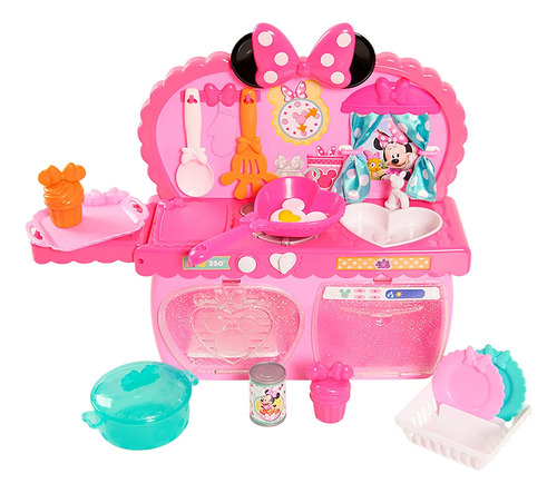 Set De Juego De Cocina Bowtastic De Minnie Bowtique, Exclusi