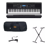 Kit Luxo Teclado Arranjador Yamaha Psr Ew310 76 Teclas