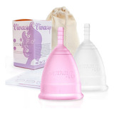 Promo 2x Copa Menstrual Vivacup 100% Silicona Hipoalergénica