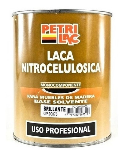 Laca Nitrocelulosica  Petrilac X 1 L