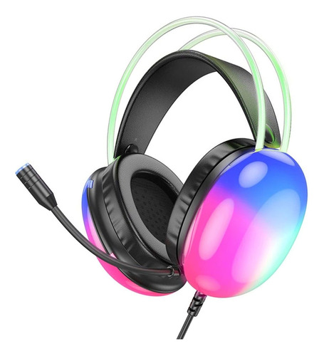 Headset Gamer Delta F5020 Havit Rgb Preto