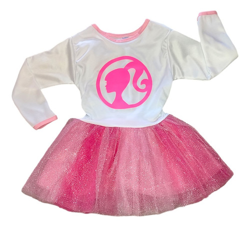 Disfraz Infantil Vestido Tutu Barbie