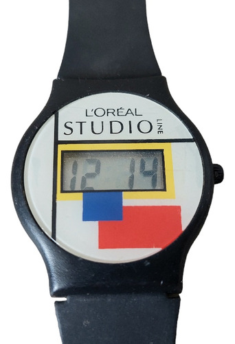 Reloj Digital Antiguo Loreal Studio Line 90s (funcionando)