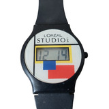 Reloj Digital Antiguo Loreal Studio Line 90s (funcionando)