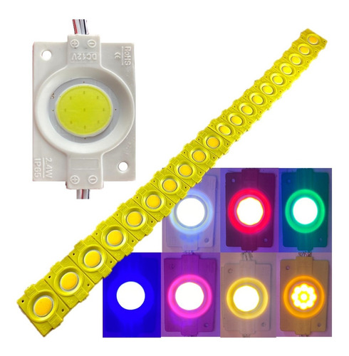 Modulo Led Cob (20 Pzs) Alta Calidad Potente