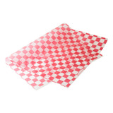 Papel Parafinado Para Hamburguesas Rojo 25x40cm X 500un.