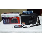 Radio Recargable, Bluetooth, Panel Solar