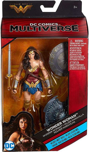 Figura De Acción Mujer Maravilla Con Ares Shield Dc