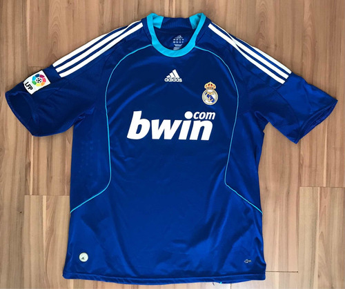 Camisa Real Madrid 2008/2009 Marcelo - Camiseta Futebol Azul