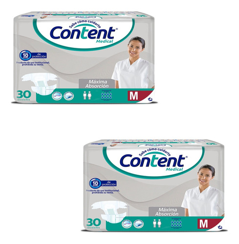 Pañales Content Medical M X 60