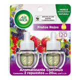 Repuesto X 2 Air Wick® Aroma De Frutos Rojos 20ml Cada Uno