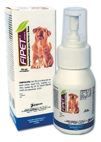 Antipulgas Spray Fipet Para Perros, Gatos, Cachorros