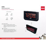 Reloj Despertador Rca Rcd30a Snooze Y Alarma Dual