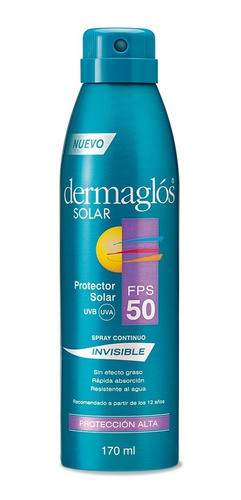 Dermaglos Solar Spray Factor 50 De 170ml Magistral Lacroze