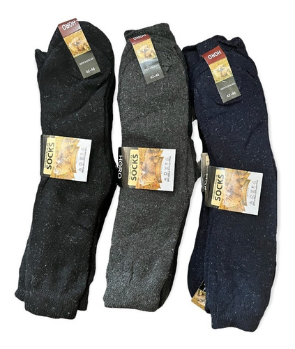 12 Pares Calcetas Calcetines Gruesos Invierno  Hombre Mujer