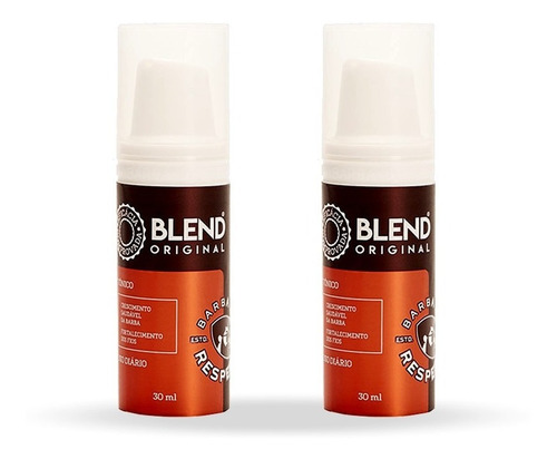 Kit - 2 Blend Barba De Respeito Crescer A Barba Para 2 Meses