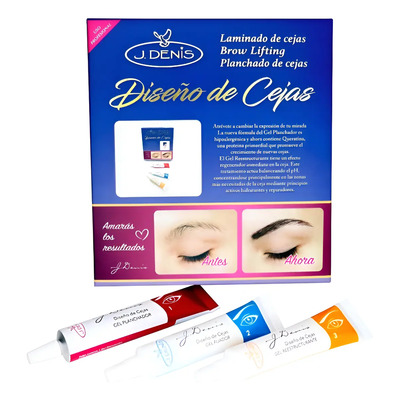 Kit Diseño De Cejas Y Planchado Profesional J Denis®  | MercadoLibre