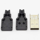 Conector Usb Tipo Macho Reparador Cable 4 Pin- Pack 3 Unidad